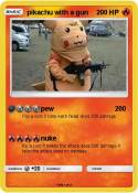 pikachu with a