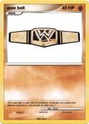 wwe belt