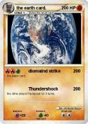 the earth card.