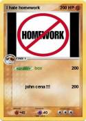 I hate homework