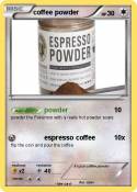 coffee powder