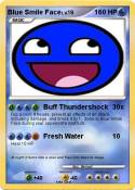 Blue Smile Face