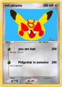 evil pikachu