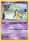 Unown F 9999999