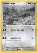 reve de neige