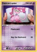 Flashcard spide