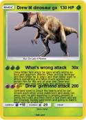 Drew M dinosaur