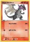 mega dracofeu x