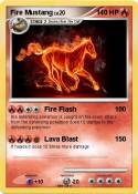 Fire Mustang