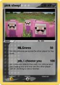 pink sheep!