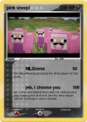 pink sheep!