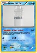 water bottle