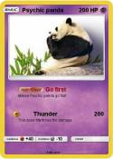 Psychic panda