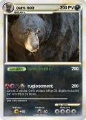 ours noir