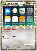 Home screen