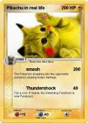 Pikachu in real