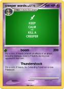 creeper words