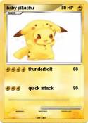 baby pikachu