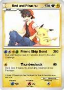 Red and Pikachu