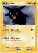 Pikachu noir