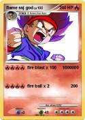 flame ssj god