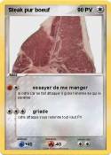 Steak pur boeuf