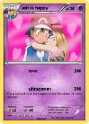 ash is happy