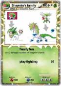 Shaymin's famil