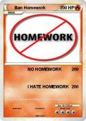 Ban Homework