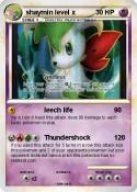 shaymin level