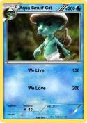 Aqua Smurf Cat