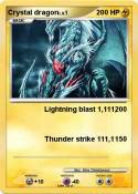 Crystal dragon