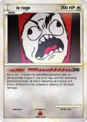 le rage