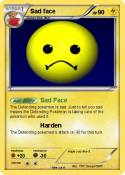 Sad face