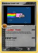 Rainbow toast