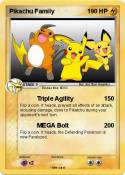 Pikachu Family