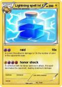 Lightning spell