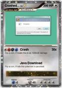 Crashed...