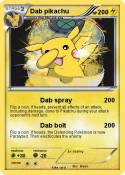 Dab pikachu