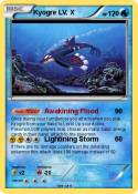 Kyogre LV. X