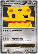 pikachu est mor