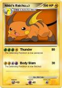 Nikki's Raichu