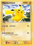 Pikachu d'holon