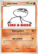Like a boss