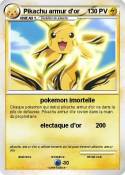 Pikachu armur