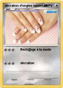 décration d'ongl