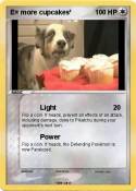 E= more cupcake