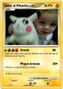 bébé et Pikachu