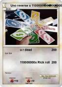 Uno reverse x