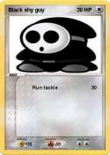 Black shy guy